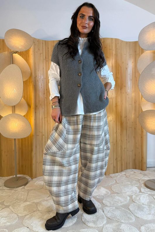 Laney Cap Sleeve Cardigan Slate